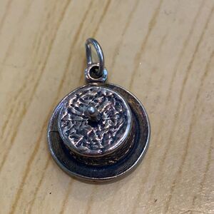 Cake 1 Candle Sterling Silver Jewelry Charm